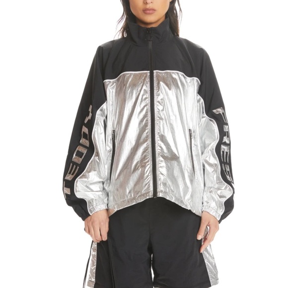 New Teddy Fresh Silver Track Jacket Size XS Small - Picture 1 of 11